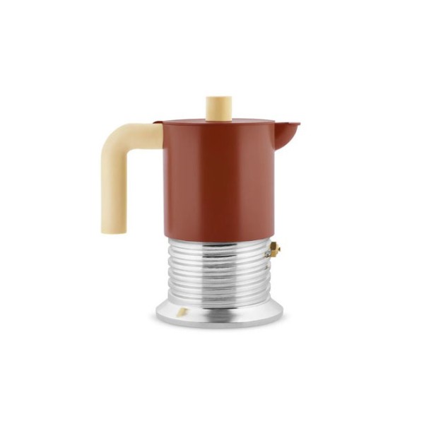 Espressokocher 3 Tassen . VITE . ALESSI . Braun