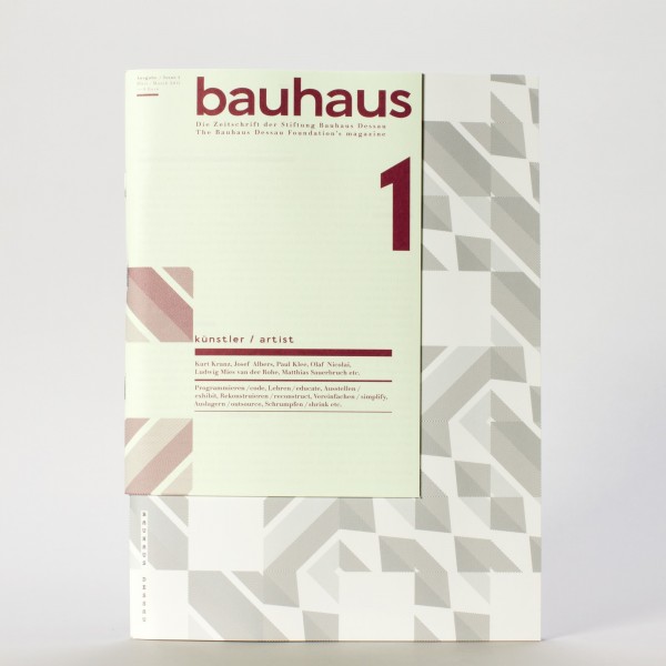 KÜNSTLER . Bauhaus Zeitschrift Nr. 1