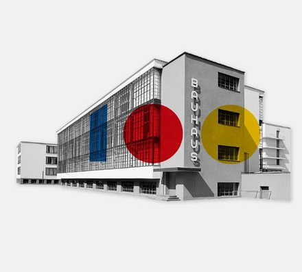 Magnet Set . BAUHAUS 100 YEARS