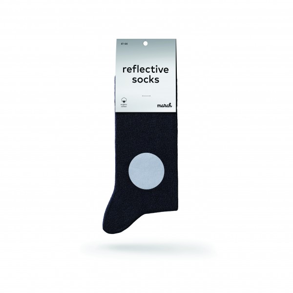 Reflective Socks . MARCH . black