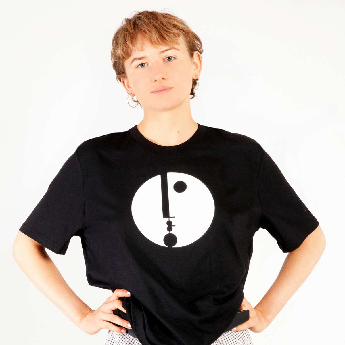 Bauhaus アート Tシャツ 黒 Bauhaus T Shirt, 100% Combed Cotton, Fair Wear Approved