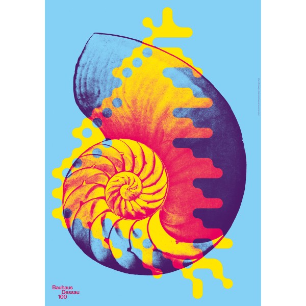 Poster . SHELL . Bauhaus Dessau 100 . edited by muse