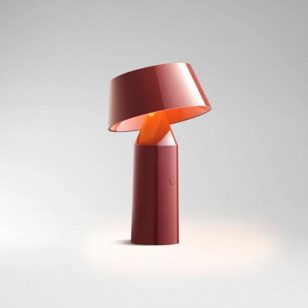 Lampe Bicoca LED Weinrot