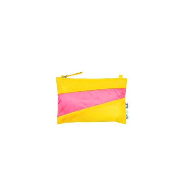 Pouch . BIJL . Yellow Fluo Pink S