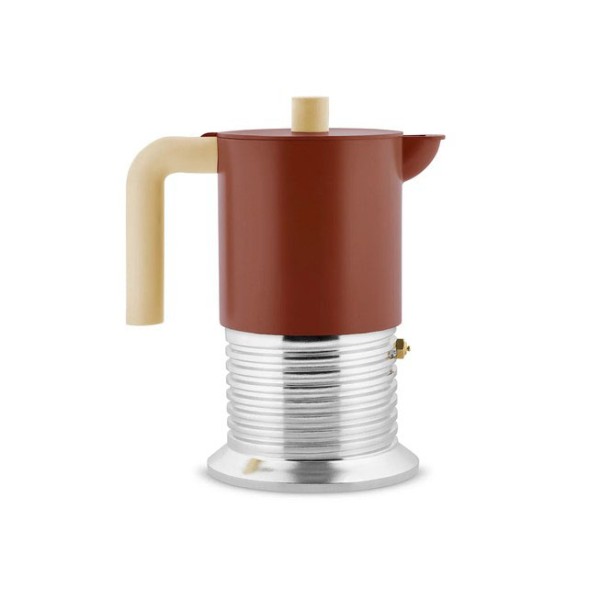 Espressokocher 6 Tassen . VITE . ALESSI . Braun