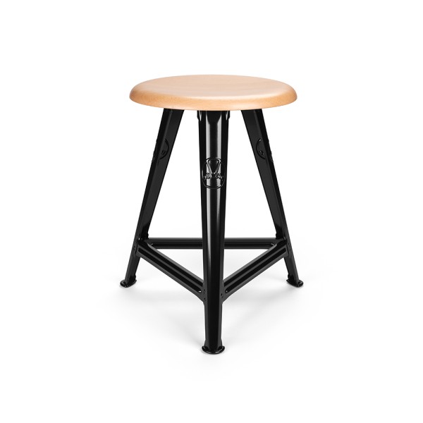 ROWAC-SCHEMEL . Buche/Schwarz . 50 cm